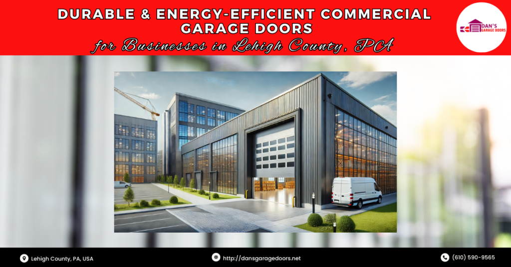 Durable &Amp; Energy-Efficient Commercial Garage Doors For Businesses In Lehigh County, Pa 4 Dans Garage Doors