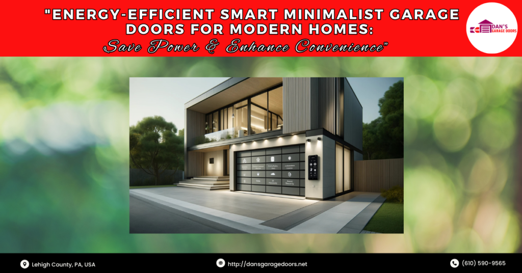Energy-Efficient Smart Minimalist Garage Doors For Modern Homes: Save Power &Amp; Enhance Convenience 3 Dans Garage Doors 2