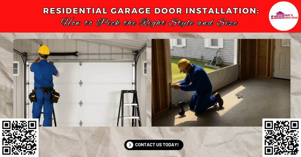 Residential Garage Door Installation: How To Pick The Right Style And Size 10 Residential Garage Door Installation: How to Pick the Right Style and Size - Dan's Garage Doors