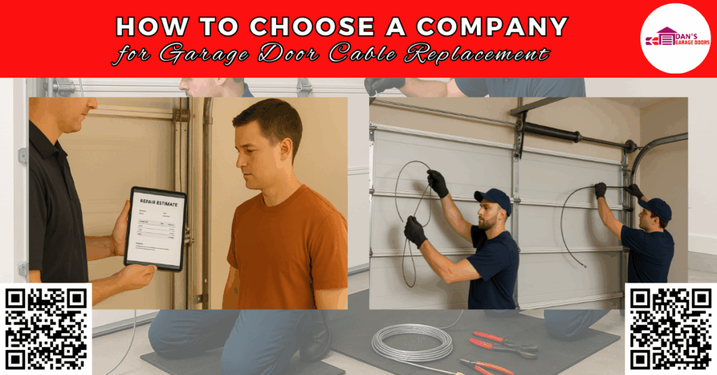 How To Choose A Company For Garage Door Cable Replacement 7 How to Choose a Company for Garage Door Cable Replacement - Dan's Garage Doors