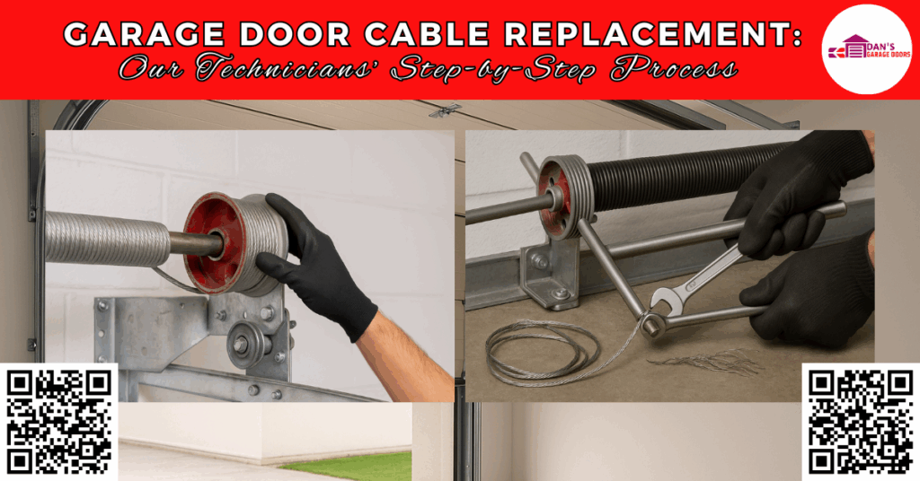 Garage Door Cable Replacement: Our Technicians’ Step-By-Step Process 6 Garage Door Cable Replacement: Our Technicians’ Step-by-Step Process - Dan's Garage Doors
