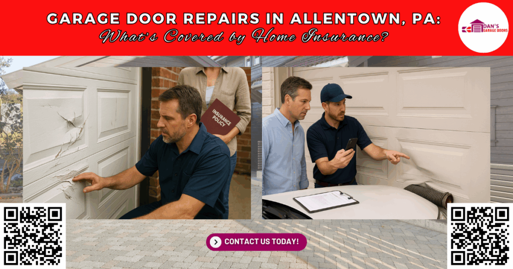 Garage Door Repairs In Allentown, Pa: What’s Covered By Home Insurance? 6 Garage Door Repairs in Allentown, PA: What’s Covered by Home Insurance? - Dan's Garage Doors
