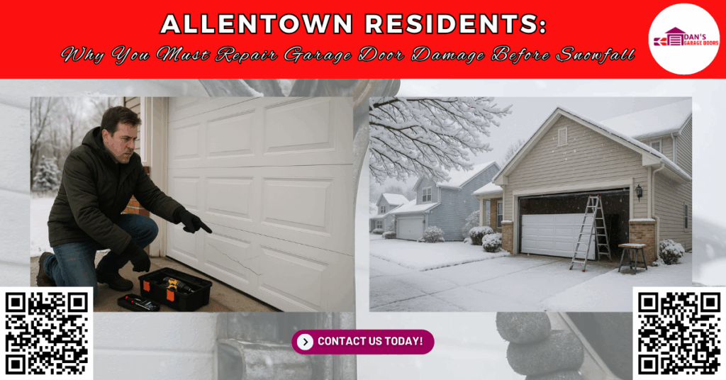 Allentown Residents: Why You Must Repair Garage Door Damage Before Snowfall 4 Allentown Residents: Why You Must Repair Garage Door Damage Before Snowfall - Dan's Garage Doors