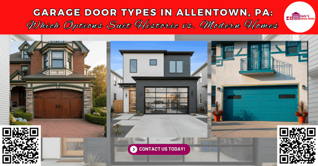 Garage Door Types In Allentown, Pa: Which Options Suit Historic Vs. Modern Homes 2 Garage Door Types in Allentown, PA: Which Options Suit Historic vs. Modern Homes - Dan's Garage Doors