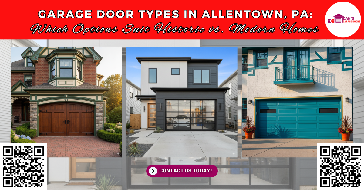 Garage Door Types In Allentown, Pa: Which Options Suit Historic Vs. Modern Homes 2 Garage Door Types in Allentown, PA: Which Options Suit Historic vs. Modern Homes